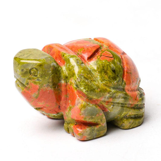 1.5" Unakite Crystal Carving Animal Bulk Turtle Best Crystal Wholesalers