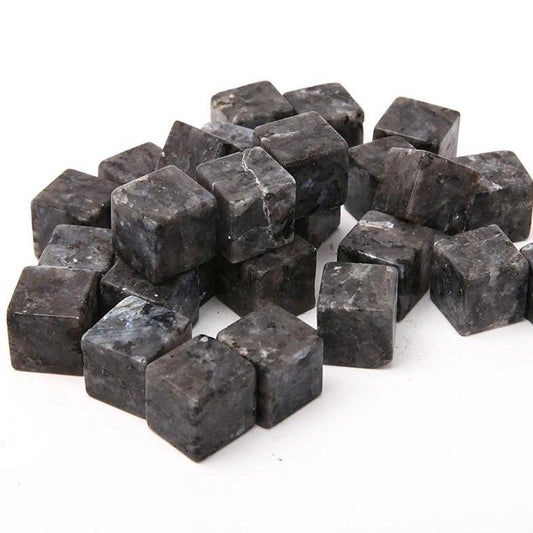 0.1kg Larvikite Cubes Bag bulk tumbled stone Best Crystal Wholesalers