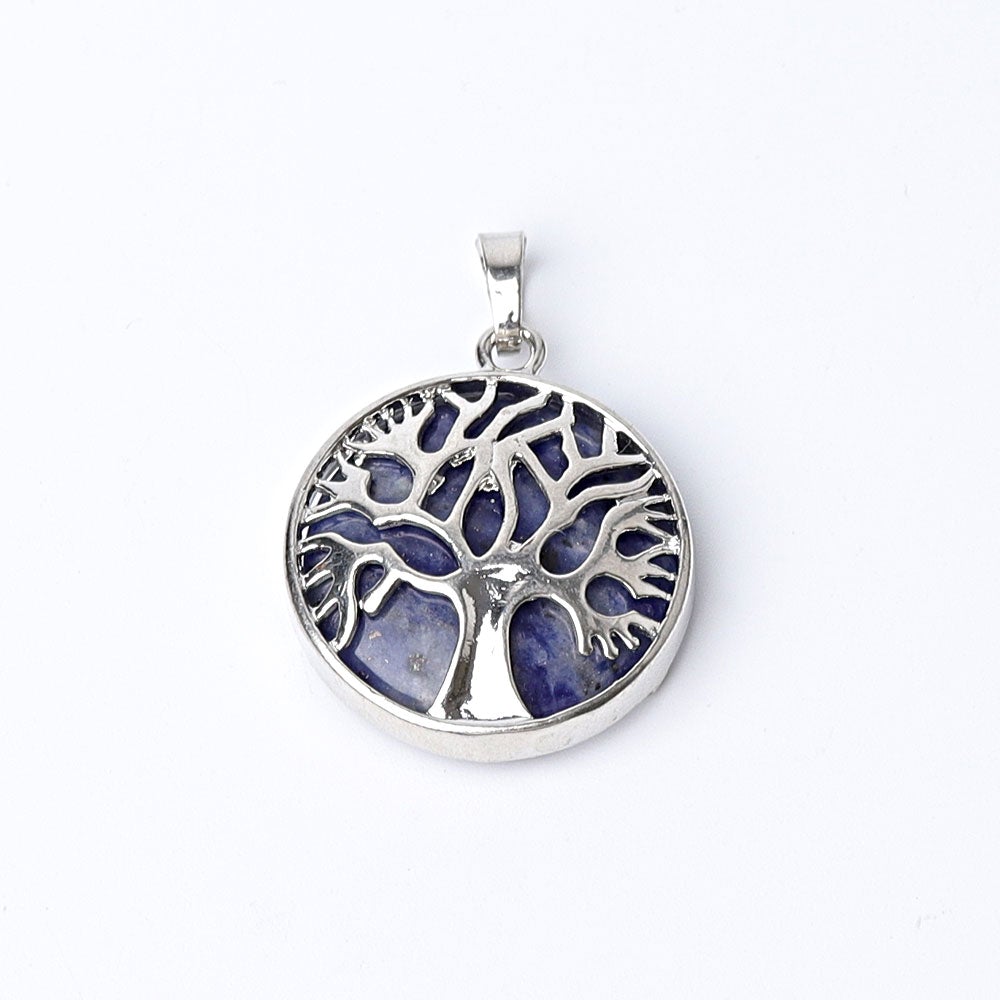 1.2" Tree of life Wrapped Crystal Pendant Best Crystal Wholesalers