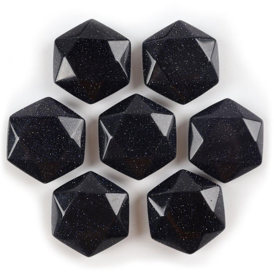 Blue Sand Stone Crystal Carving Star Shape Worry Stones Best Crystal Wholesalers