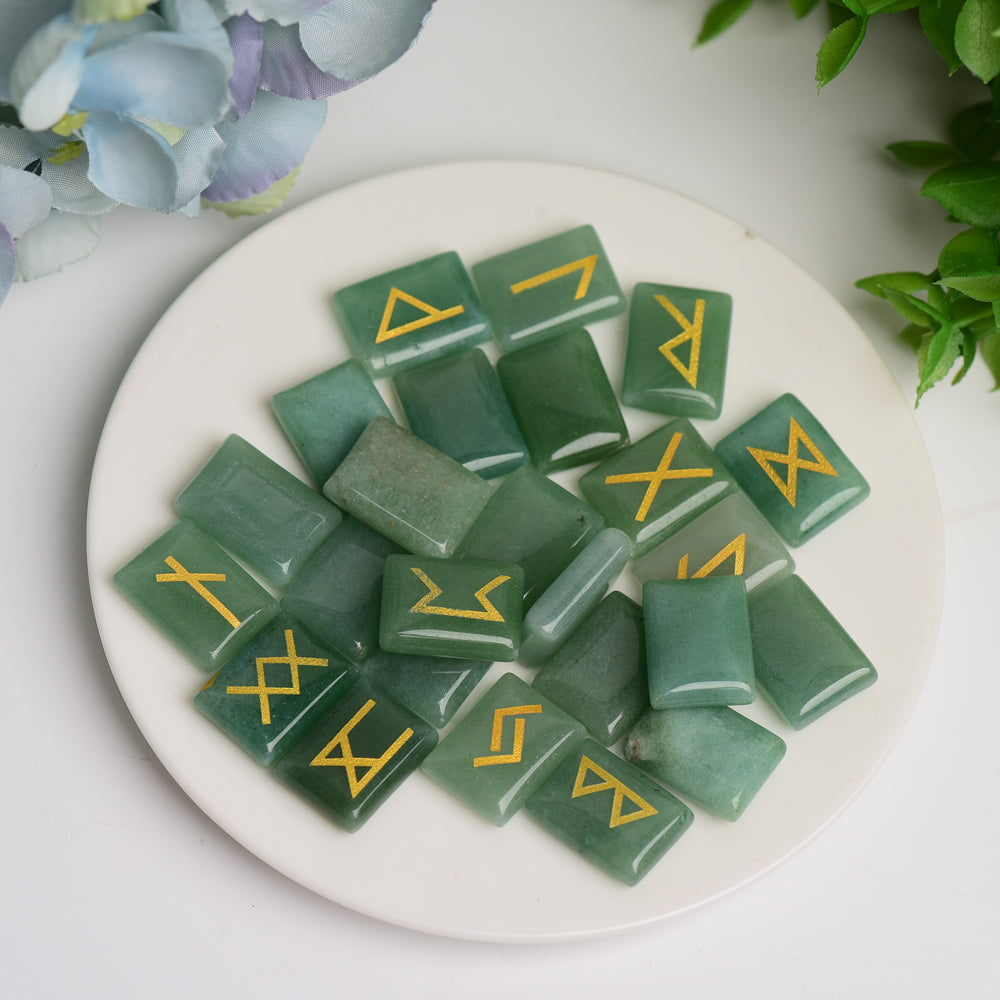 Runes Crystal Palm Stone Bulk Best Crystal Wholesalers Rose Quartz Tiger's Eye Green Aventurine Black Obsidian Carnelian