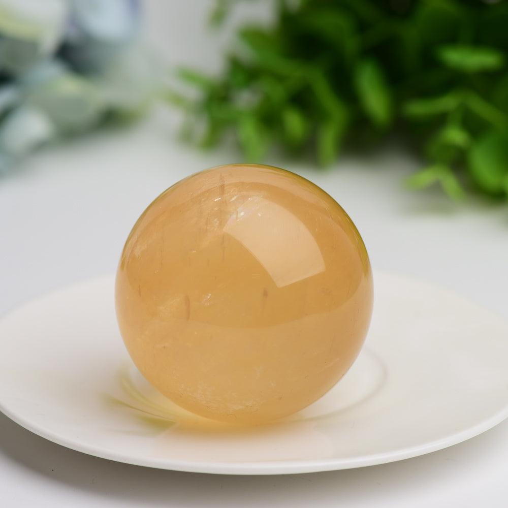 Honey Calcite Crystal Sphere Bulk Best Crystal Wholesalers