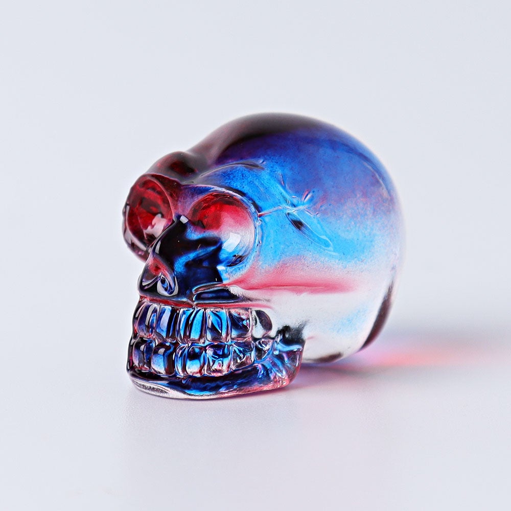 1" Aura Skull Angel Crystal Carvings (Random sending color) Best Crystal Wholesalers
