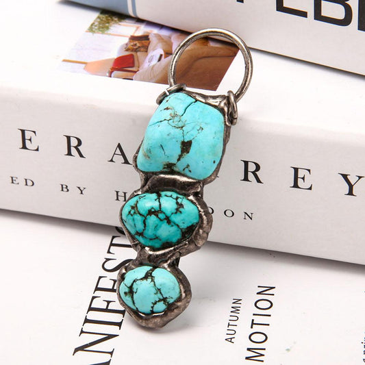 Turquoise Pendant Key Chain Best Crystal Wholesalers