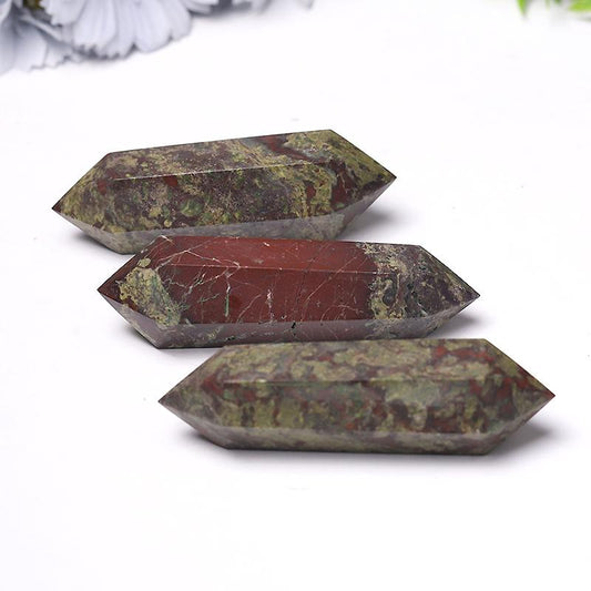 Natural High Quality Dragon Blood Stone DT Towers Points Bulk Double Point Best Crystal Wholesalers