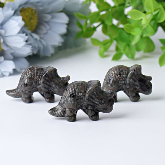 1.7" Yooperlite Dinosaur Mini Crystal Carvings Animal Bulk Best Crystal Wholesalers