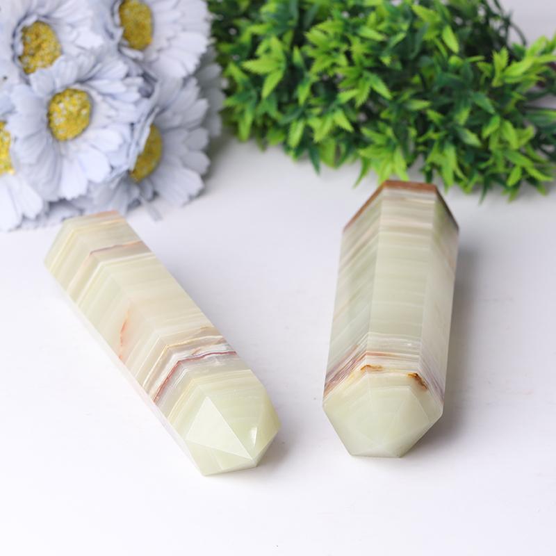 7.5'' Middle Size Afhan Jade Towers Serpentine Towers Points Bulk for Healing Best Crystal Wholesalers