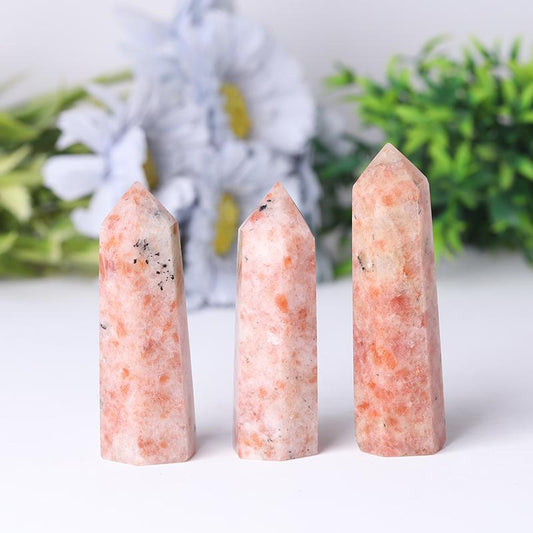 High Quality  Gold Sunstone Towers Points Bulk for Decoration Best Crystal Wholesalers