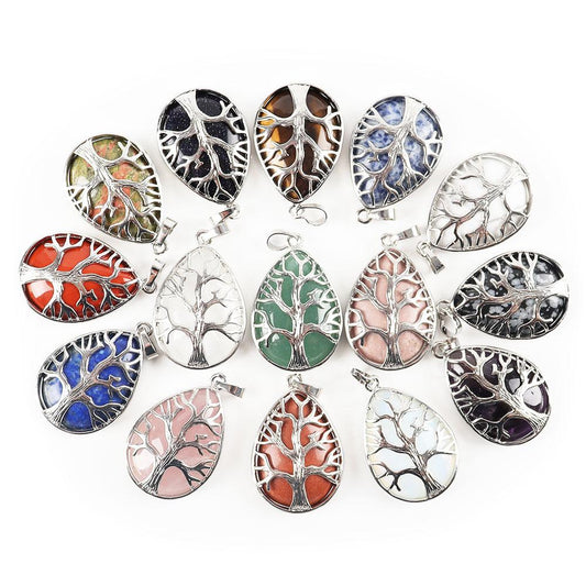 Tree of Life Amethsyt Pendant Crystals Quartz Jewelry Best Crystal Wholesalers