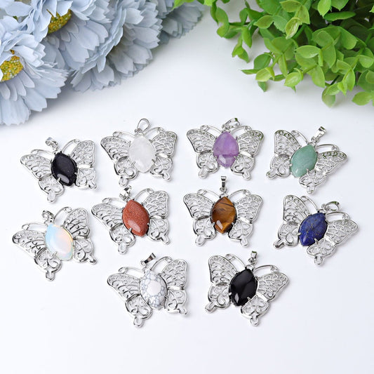 Butterfly Design Crystal Pendant Best Crystal Wholesalers