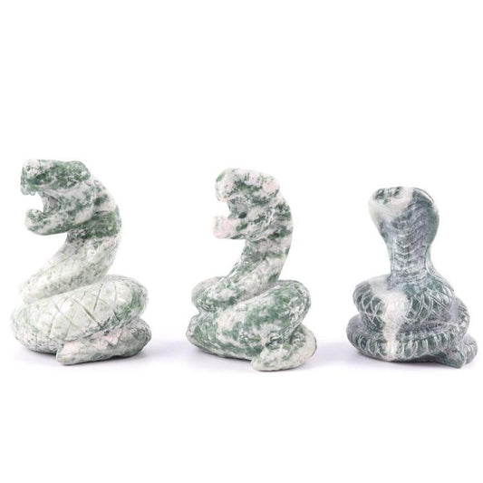 Jade Cobra Snake Carvings Animal Bulk Best Crystal Wholesalers