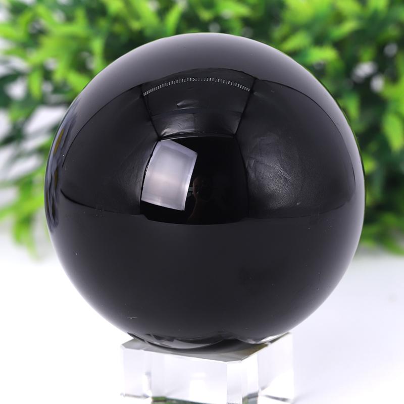 2.0"-4.0" Black Obsidian Sphere Best Crystal Wholesalers