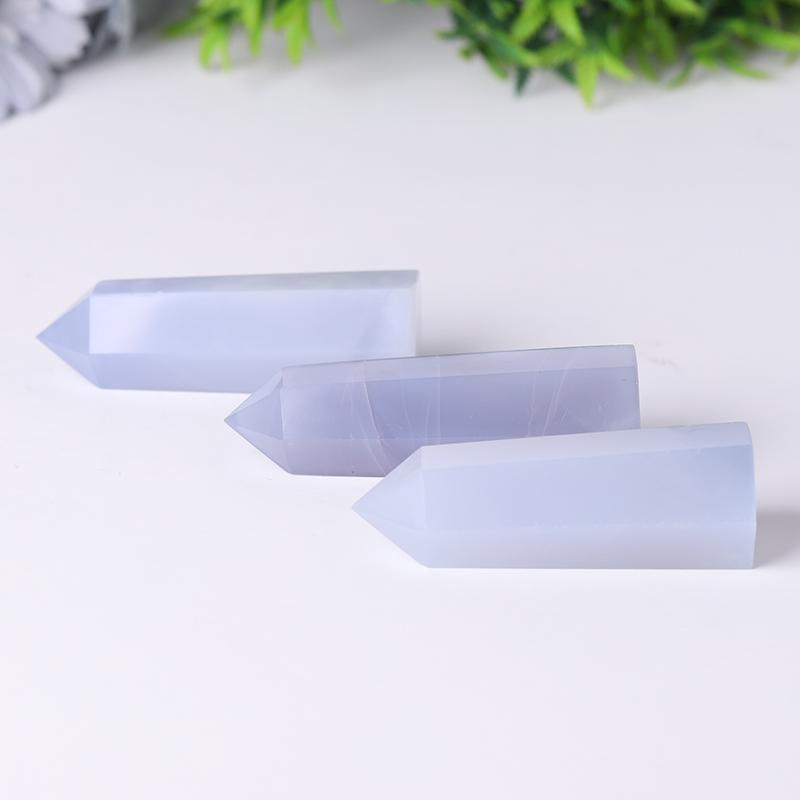 Blue Chalcedony Towers Points Bulk Best Crystal Wholesalers