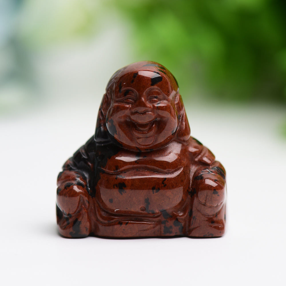 1.4" Mixed Crystal Buddha Crystal Carving Free Form Model Bulk Best Crystal Wholesalers