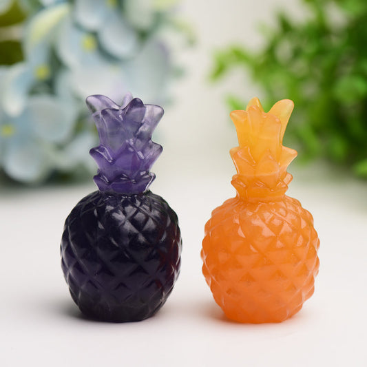 2.5" Pinapple Crystal Carving Plants Bulk Crystal wholesale suppliers