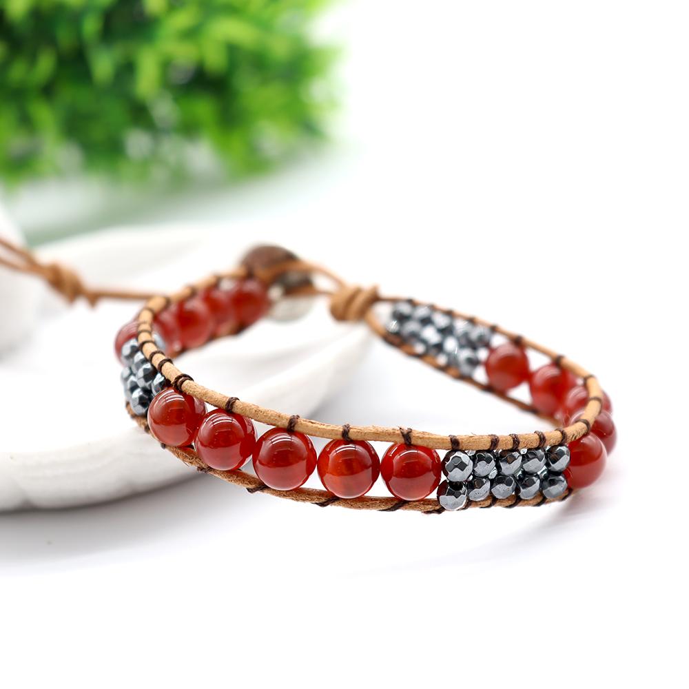 Hand-knitted Crystal Stone Bracelets Best Crystal Wholesalers