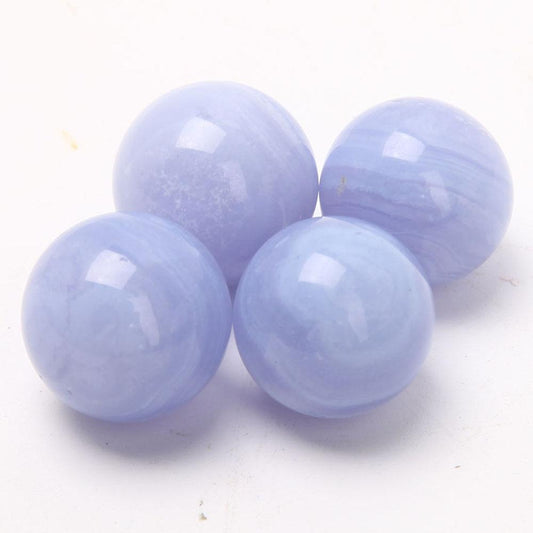 1” Blue Lace Agate Mini Sphere Best Crystal Wholesalers