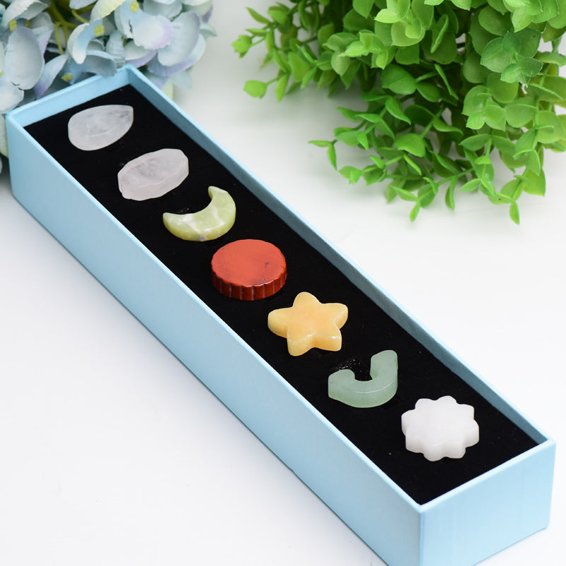Skyline Set Box Crystal Carvings Moon stars Bulk Crystal wholesale suppliers