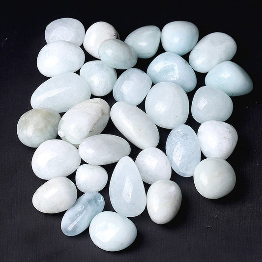 0.1kg Aqumarine bulk tumbled stone Best Crystal Wholesalers