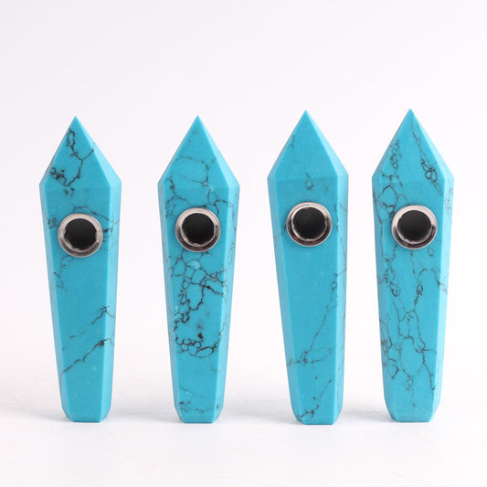 Blue turquoise Smoking Pipe wholesale support mixed customization