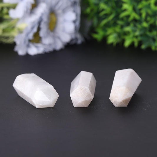 Polished Natural White Moonstone Towers Points Bulk For Sale Best Crystal Wholesalers
