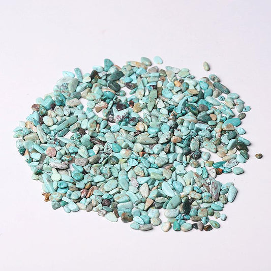 0.1kg 5-7mm Natural Turquoise Chips for Decoration Best Crystal Wholesalers