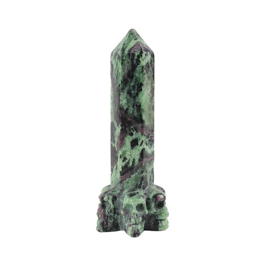 Ruby In Zoisite Towers Points Bulk with Skulls Deocr Base Best Crystal Wholesalers