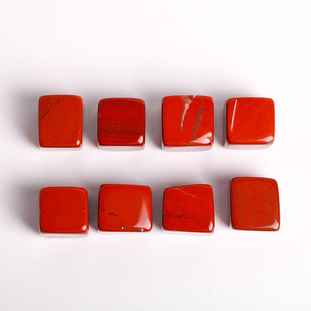 0.1kg Red Jasper Crystal Cubes bulk tumbled stone Best Crystal Wholesalers