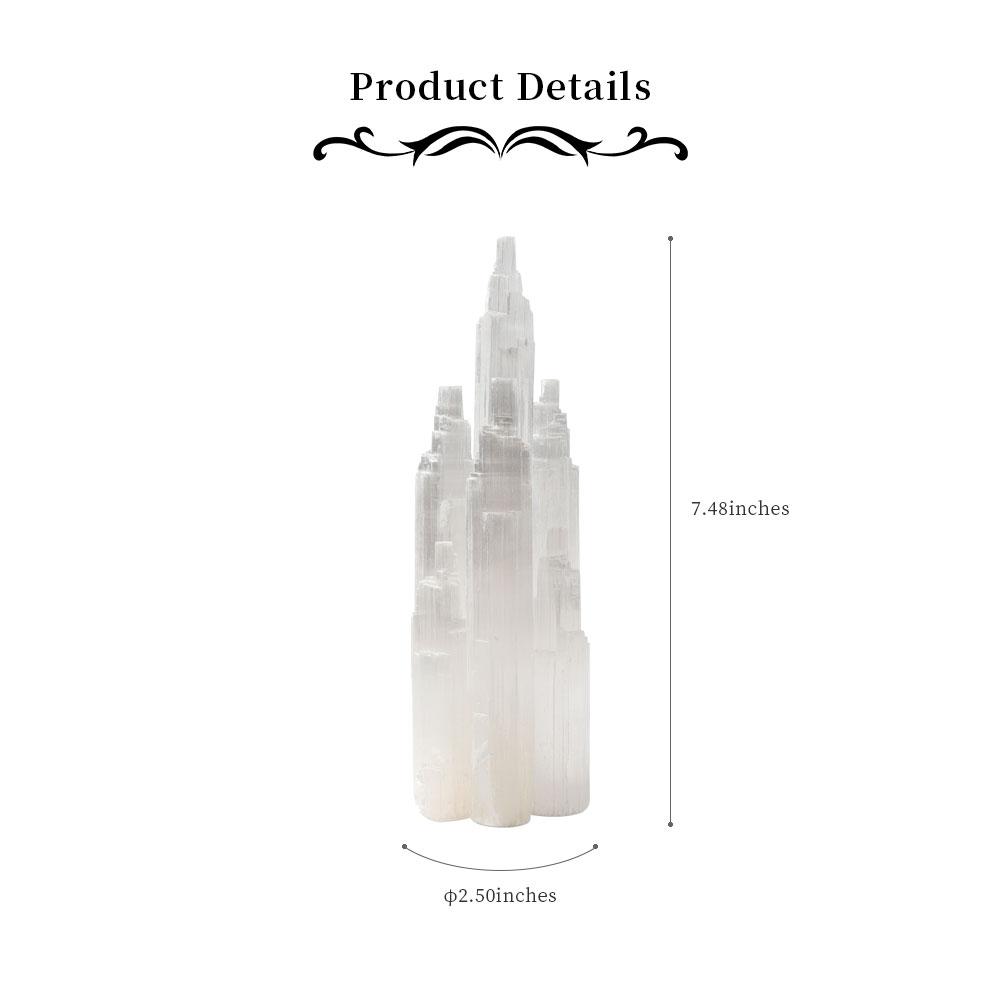 7.5" Selenite Towers Points Bulk Skyscraper Best Crystal Wholesalers