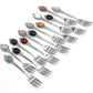 13cm Silver Crystal Fork Spoon Crystal Healing Bulk Wholesale