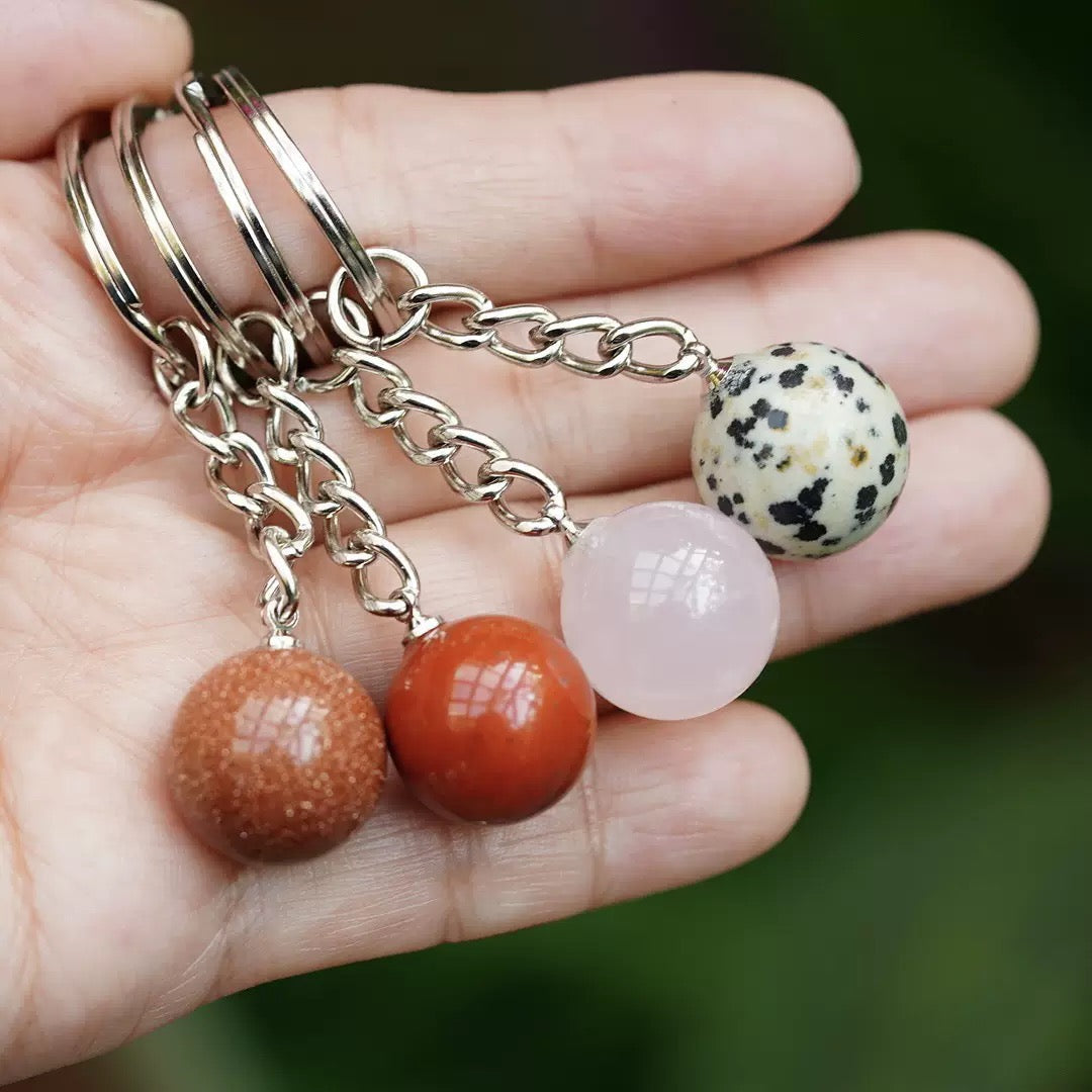 Crystal Sphere Key Chain Crystal Healing Bulk Wholesale