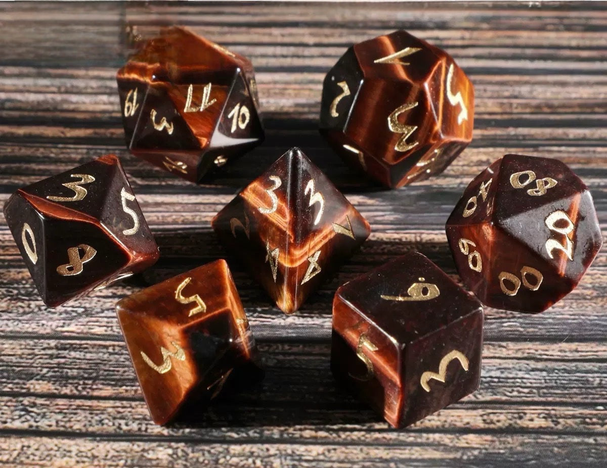 7pcs Crystal Dices Carving Collection Crystal Healing Bulk Wholesale