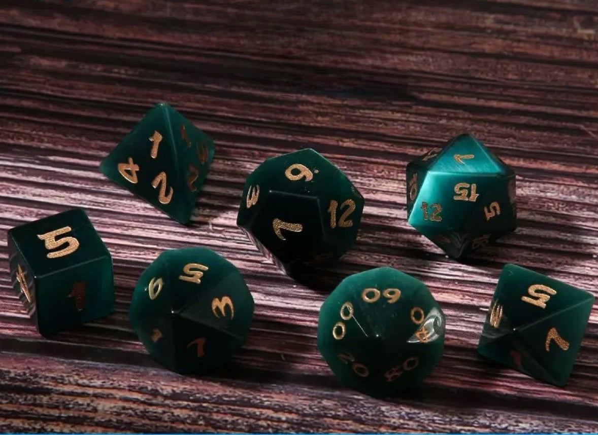 7pcs Crystal Dices Carving Collection Crystal Healing Bulk Wholesale