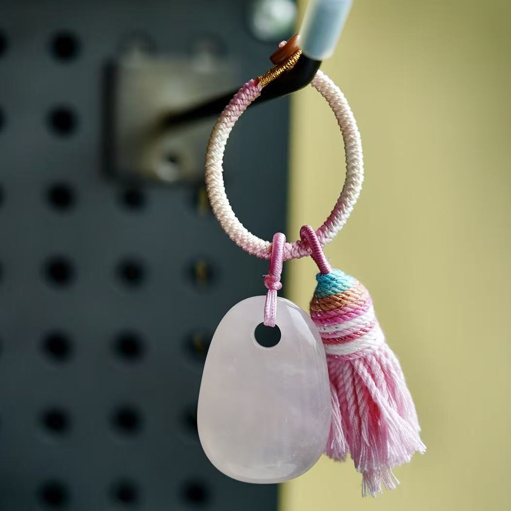 Rose Quartz Bag Hanging Crystal Healing Bulk Wholesale