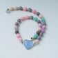 Colorful Lava Rock Pet Collar with Magnet Buckle for Cat Crystal Healing Bulk Wholesale
