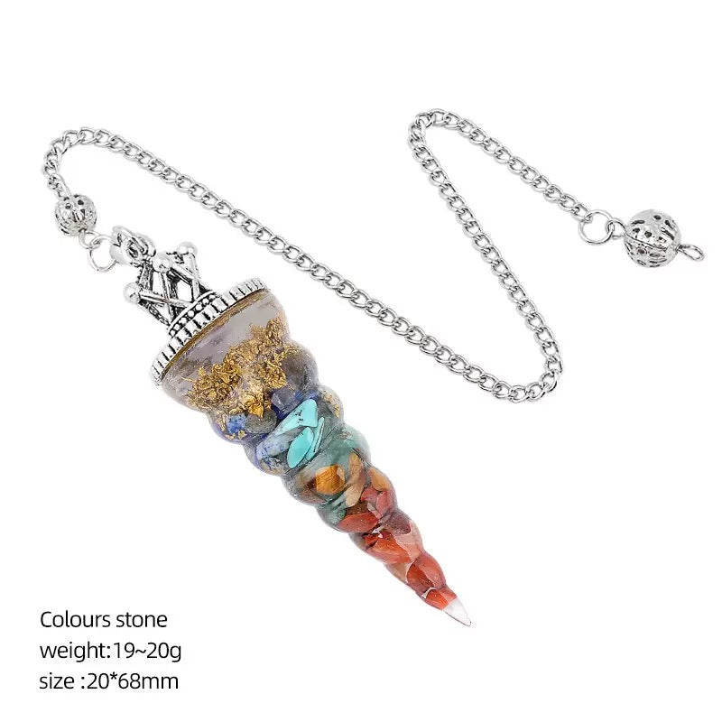 Crystal Chips Unicorn Pendulum for Healing Bulk Wholesale
