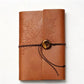 Loose-leaf PU Leather Journal Notebook with Natural Crystal Button Decoration Wholesale