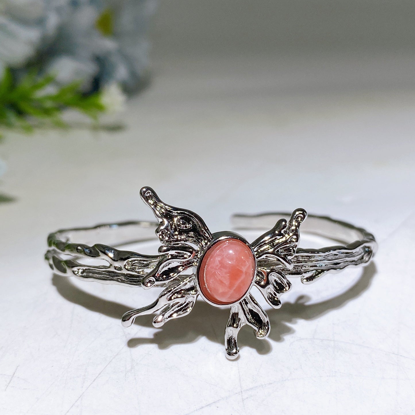 Crystal Butterfly Bangle Crystal Healing Bulk Wholesale