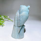 4.6" Sky Blue Owl Carving Crystal Healing Bulk Wholesale