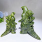 4.6"-5.9" Serpentine Godzilla Carving Crystal Healing Bulk Wholesale