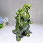 4.6"-5.9" Serpentine Godzilla Carving Crystal Healing Bulk Wholesale