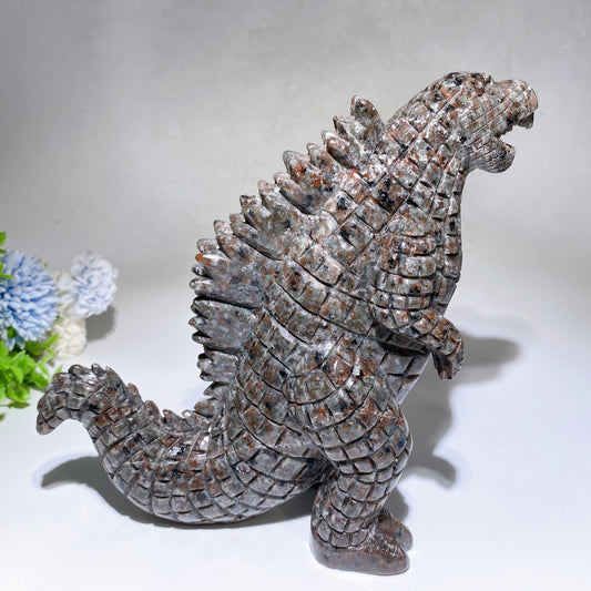 21cm Yooperlite Godzilla Carving Crystal Healing Bulk Wholesale