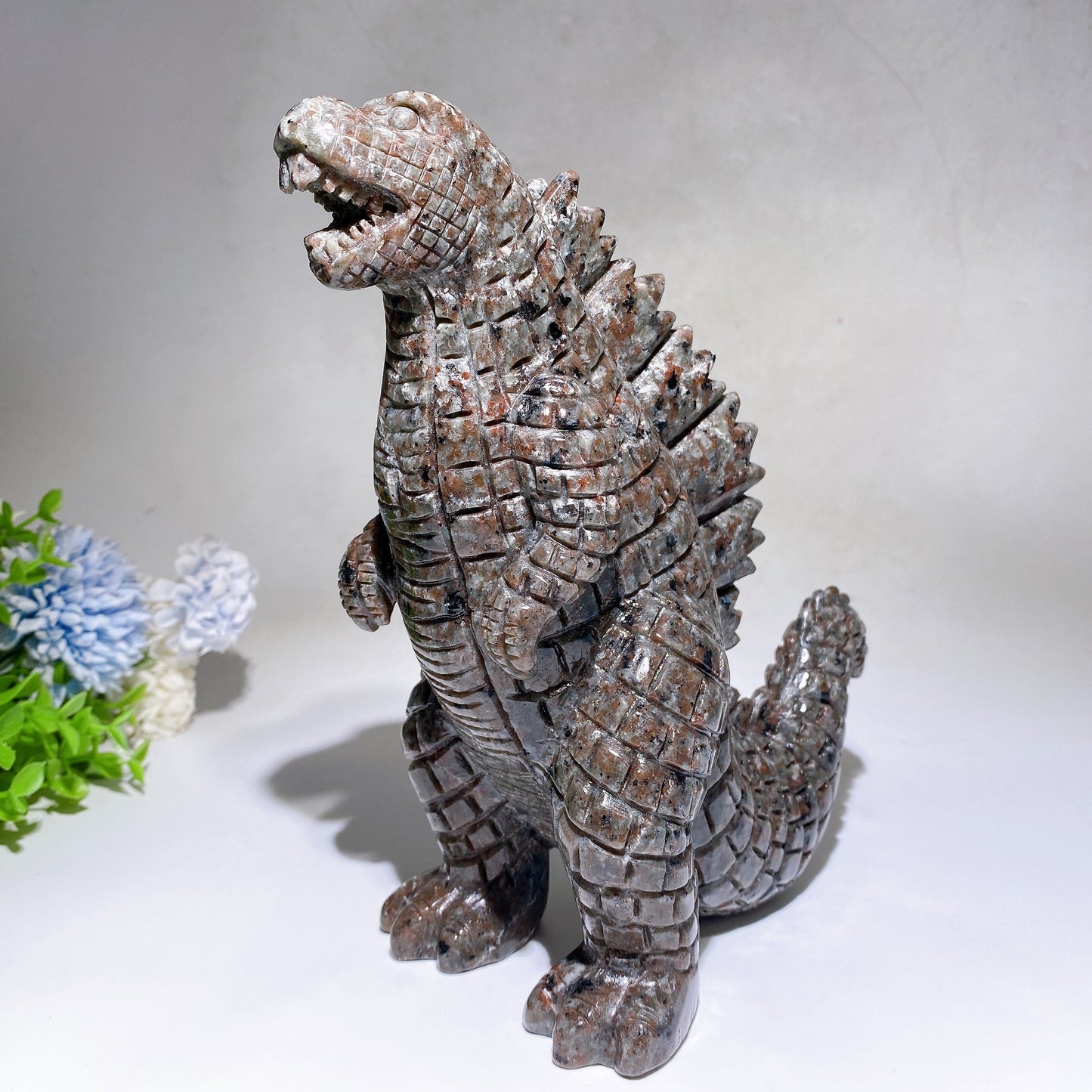 21cm Yooperlite Godzilla Carving Crystal Healing Bulk Wholesale