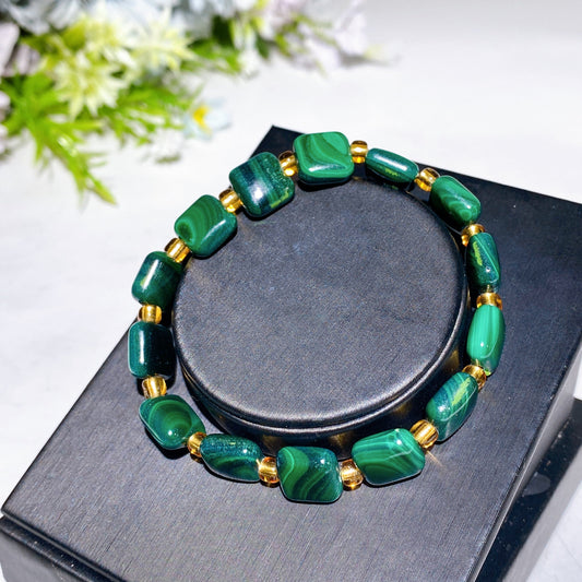 Malachite Bracelet Crystal Healing Bulk Wholesale