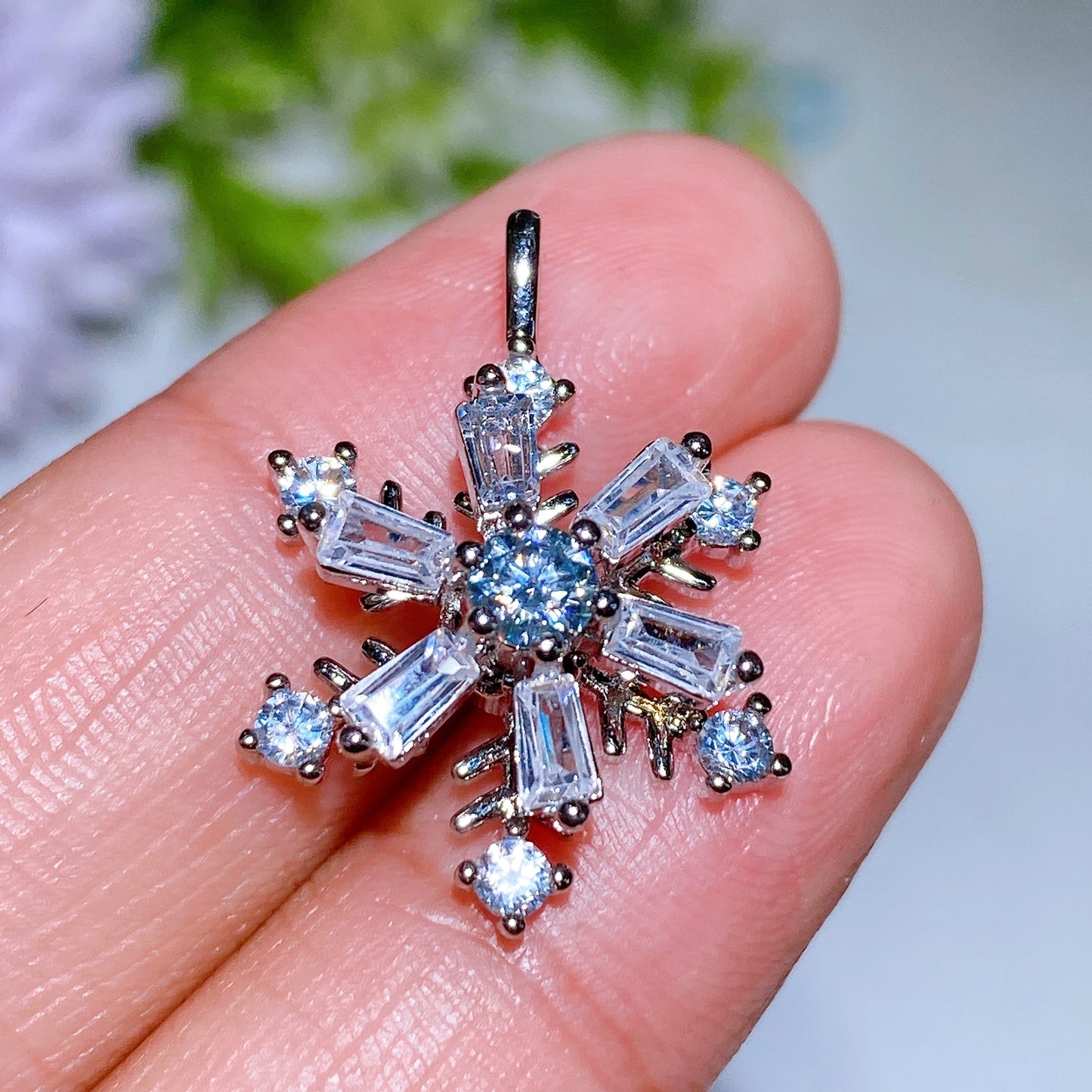 Cooper Silver Plated Crystal Pendant Crystal Healing Bulk Wholesale