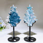 Moss Agate Christmas Tree Carving with Stand Crystal Healing Bulk Wholesale