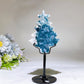 Moss Agate Christmas Tree Carving with Stand Crystal Healing Bulk Wholesale