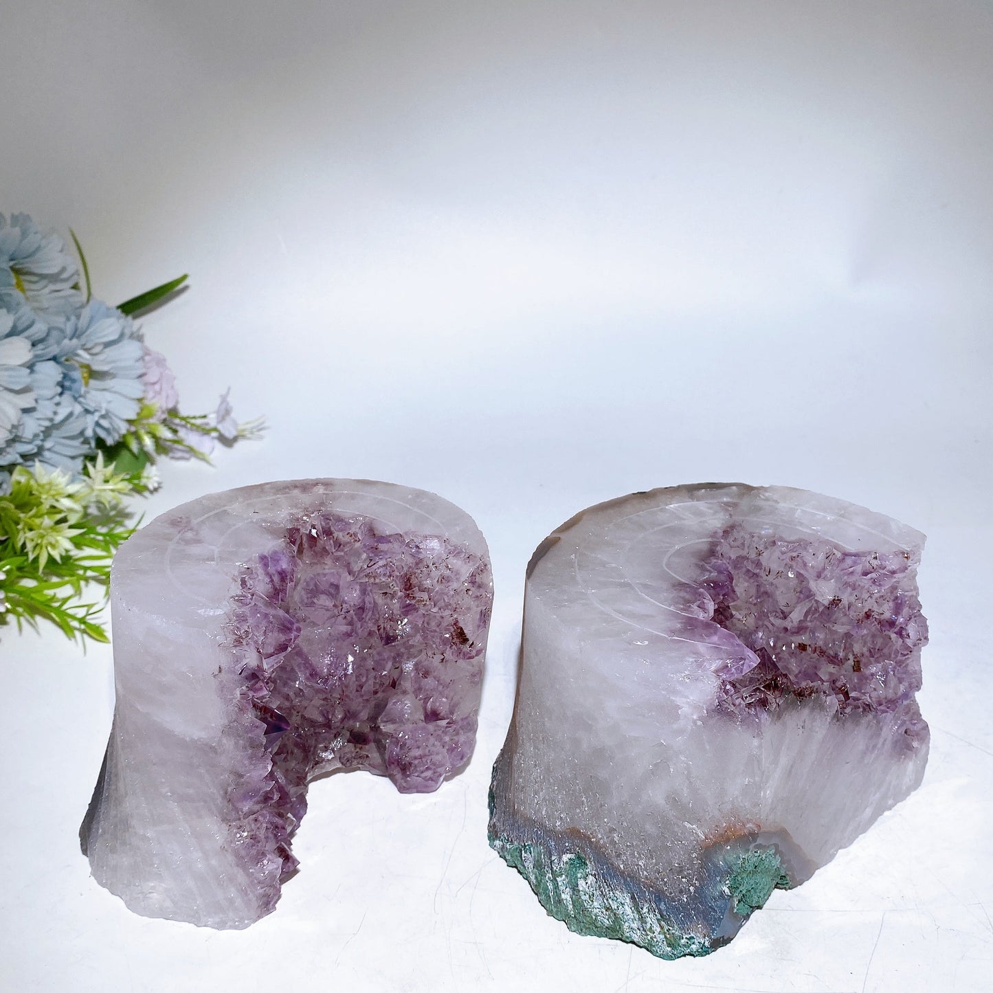 Large Unique Amethyst Cluster Stump Carving Crystal Healing Bulk Wholesale