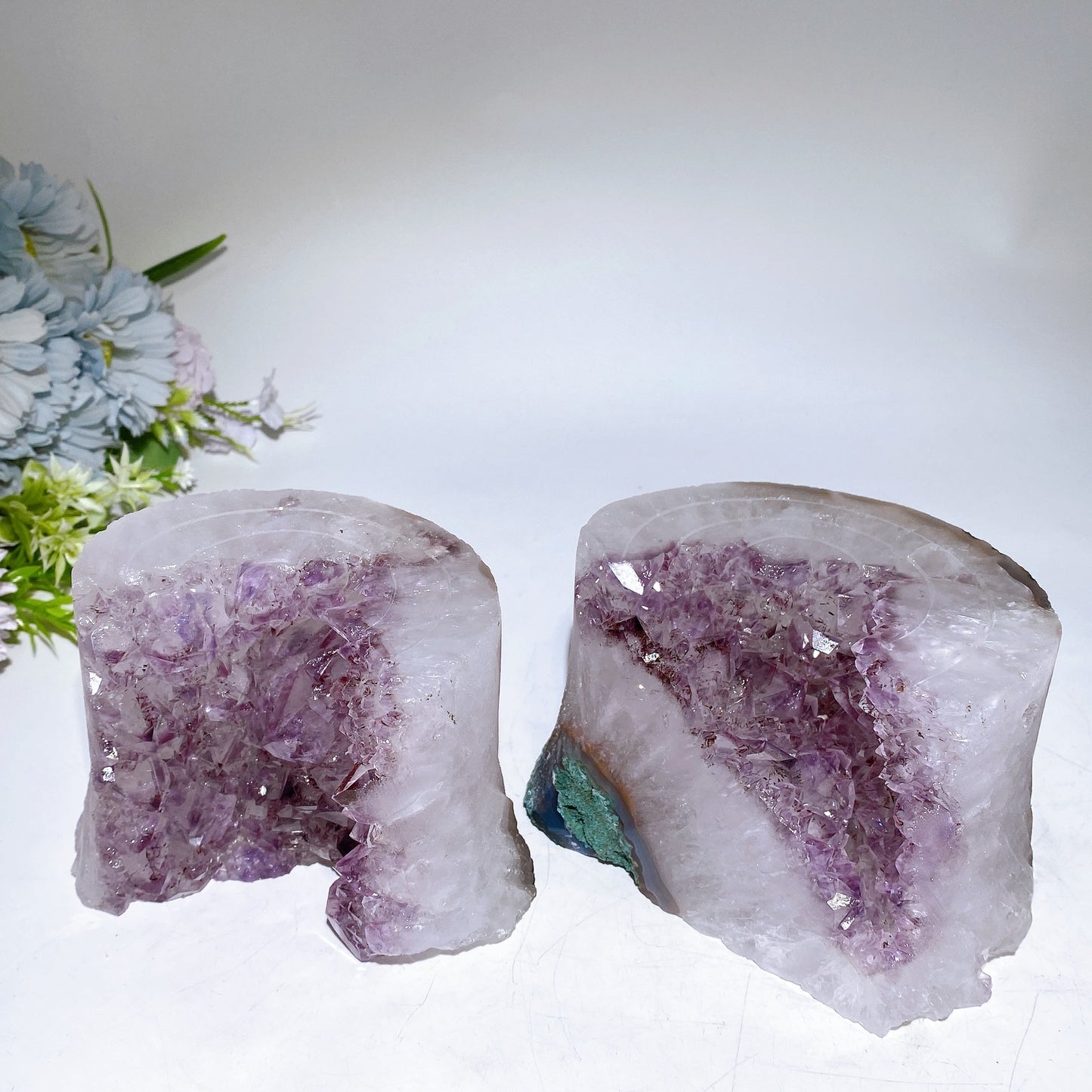 Large Unique Amethyst Cluster Stump Carving Crystal Healing Bulk Wholesale