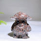 1.9" Mixed Crystal Mushroom Kid Carving Wholesale